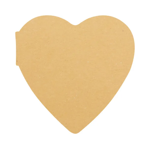 CreaStick Heart Eco personalizirane ljepljive bilješke Prirodna