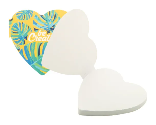 CreaStick Heart personalizirane ljepljive bilješke Bijela