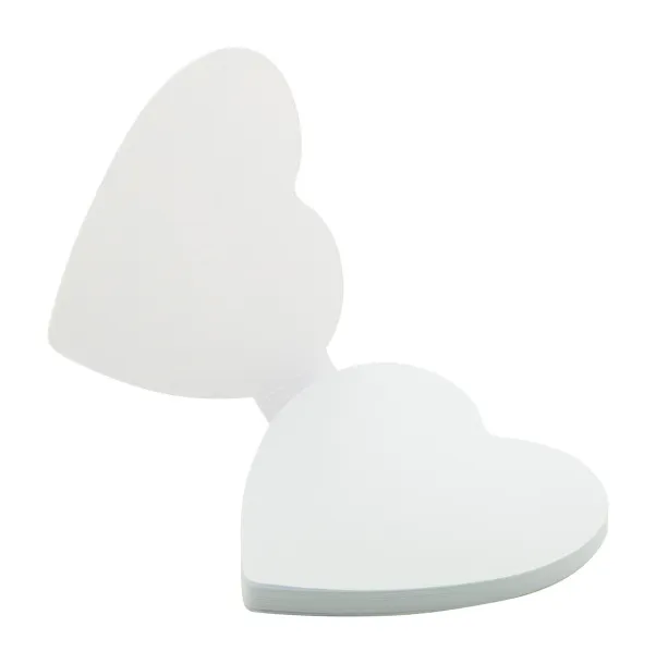 CreaStick Heart personalizirane ljepljive bilješke Bijela