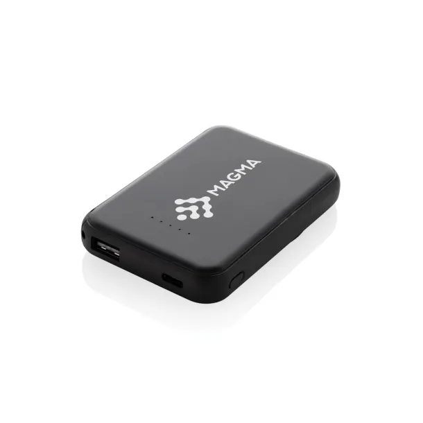 Stellar magnetna prijenosna baterija od 5.000 mAh 5W od RCS rplastike - XD Collection Crna 