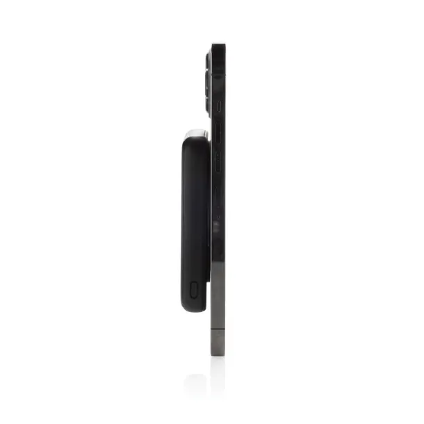 Stellar RCS recycled plastic 5000 mah 5W magnetic powerbank - XD Collection Black 