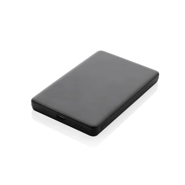 Orion magnetna prijenosna baterija od 5.000 mAh 5W od RCS recikliranog aluminija - XD Collection Crna 