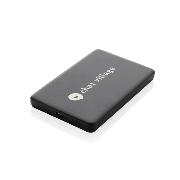 Orion magnetna prijenosna baterija od 5.000 mAh 5W od RCS recikliranog aluminija - XD Collection Crna 
