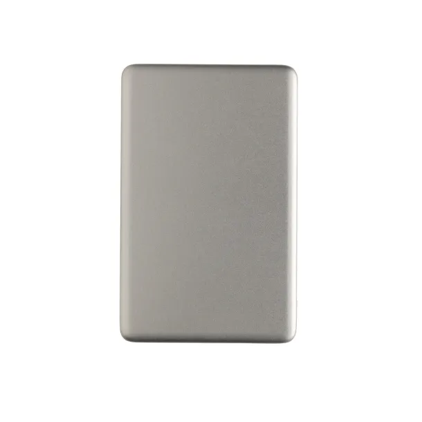 Orion magnetna prijenosna baterija od 5.000 mAh 5W od RCS recikliranog aluminija - XD Collection Srebrna 