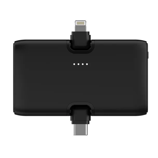 Urban Vitamin Los Angeles prijenosna baterija od RCS rplastike - 20 W, 5 000 mAh - Urban Vitamin Crna