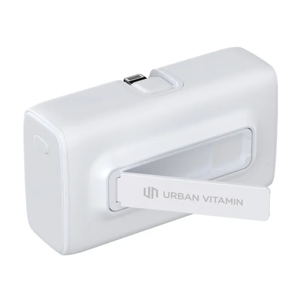Urban Vitamin Los Angeles prijenosna baterija od RCS rplastike - 20 W, 5 000 mAh - Urban Vitamin Bijela