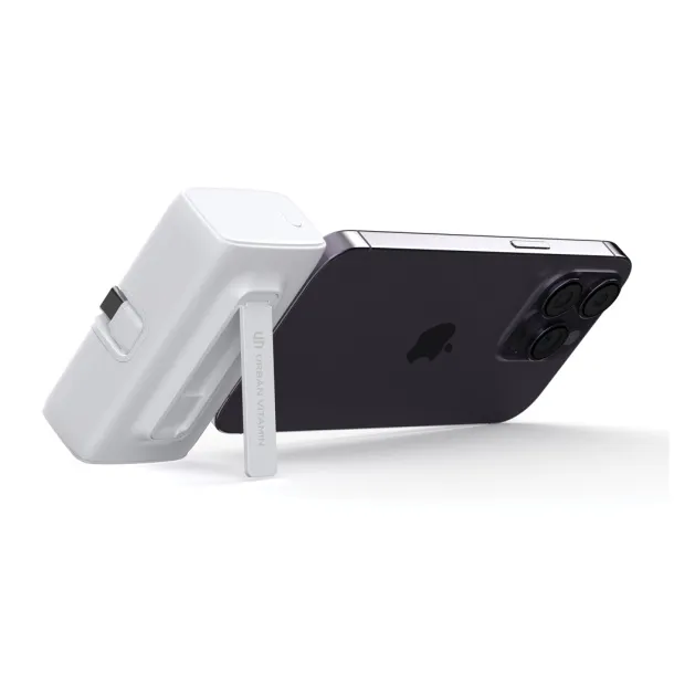 Urban Vitamin Los Angeles prijenosna baterija od RCS rplastike - 20 W, 5 000 mAh - Urban Vitamin Bijela