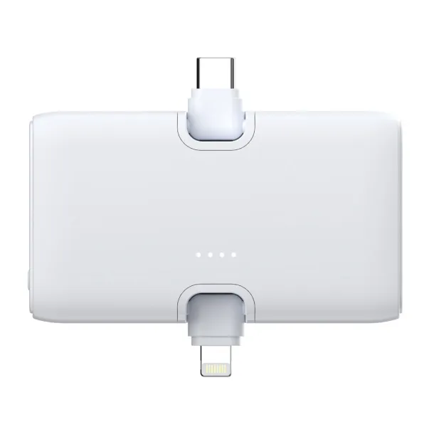 Urban Vitamin Los Angeles prijenosna baterija od RCS rplastike - 20 W, 5 000 mAh - Urban Vitamin Bijela