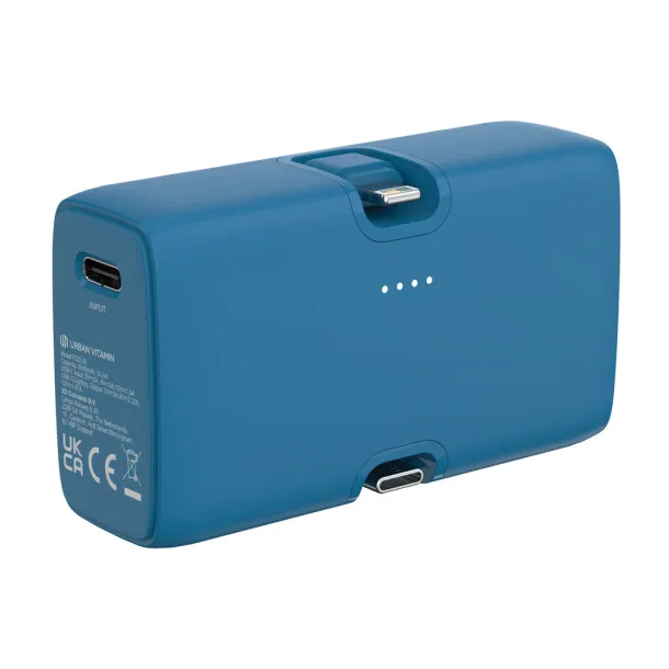 Urban Vitamin Los Angeles prijenosna baterija od RCS rplastike - 20 W, 5 000 mAh - Urban Vitamin Plava