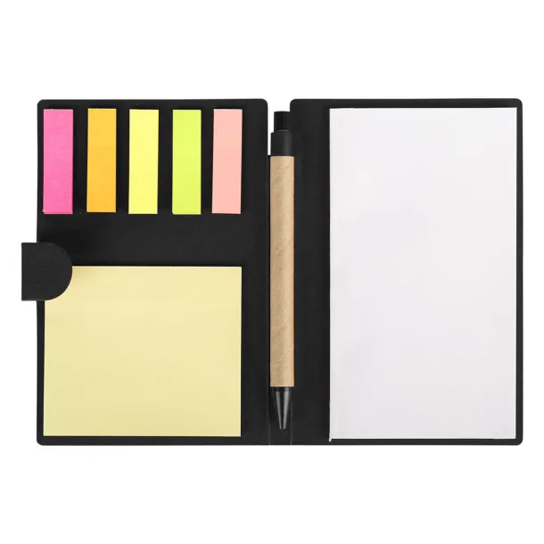 MODAL stickers in the book block with biodegradable ball pen Black