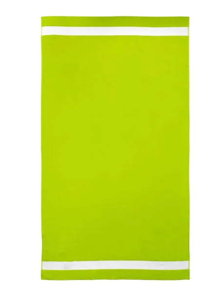  OLIMA VELOUR BEACH TOWEL 400 g/m2 - Olima Citrus Green