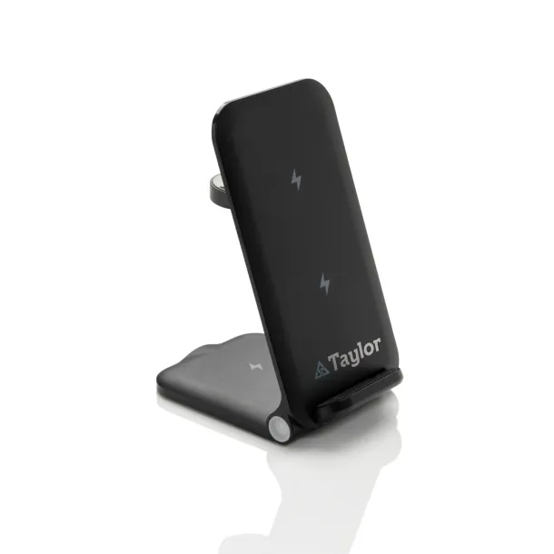 Powerpal 3 in 1 RCS recycled plastic 15W charger - XD Collection Black 
