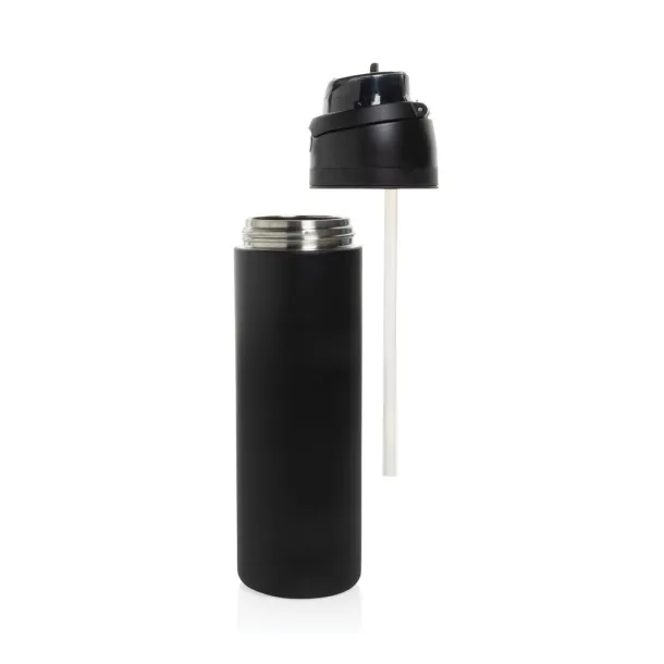 Omni Sip RCS certificirana boca od recikliranog nehrđajućeg čelika, 700 ml - XD Collection Crna 