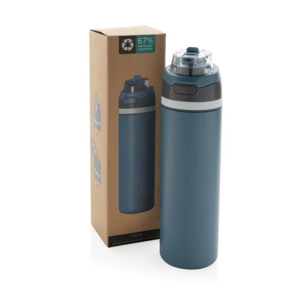 Omni Sip RCS certificirana boca od recikliranog nehrđajućeg čelika, 700 ml - XD Collection blue 
