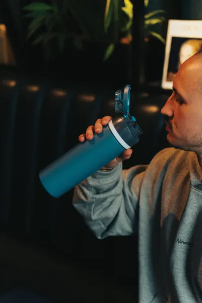 Omni Sip RCS certificirana boca od recikliranog nehrđajućeg čelika, 700 ml - XD Collection blue, black