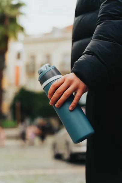 Omni Sip RCS certificirana boca od recikliranog nehrđajućeg čelika, 700 ml - XD Collection blue, black