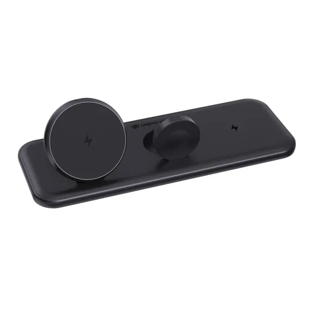 Urban Vitamin Torrance RCS 3 in 1 magnetic 15W charger - Urban Vitamin Black 