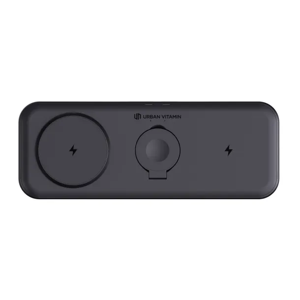 Urban Vitamin Torrance RCS 3 in 1 magnetic 15W charger - Urban Vitamin Black 