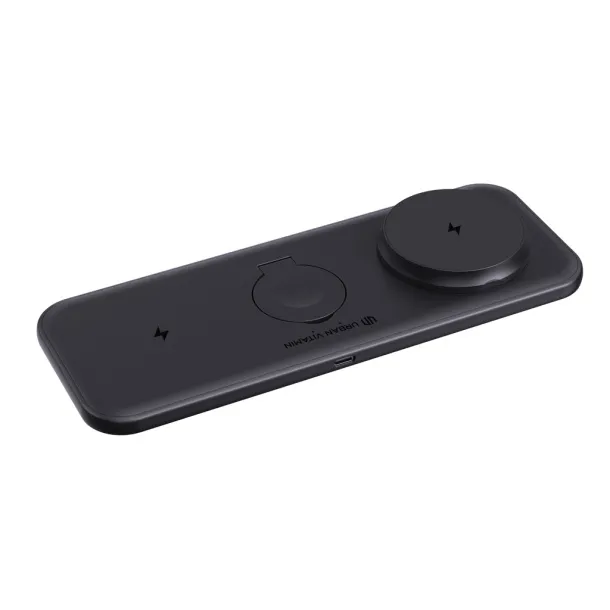 Urban Vitamin Torrance RCS 3 in 1 magnetic 15W charger - Urban Vitamin Black 