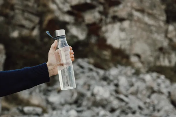 VINGA Lean RCS RPET waterbottle 800 ML - Vinga Transparent 