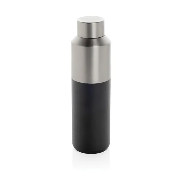 Fluid boca od RCS certificiranog recikliranog čelika, 600 ml - XD Collection Crna 