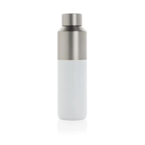 Fluid boca od RCS certificiranog recikliranog čelika, 600 ml - XD Collection Bijela 