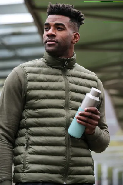 Fluid boca od RCS certificiranog recikliranog čelika, 600 ml - XD Collection Zelena