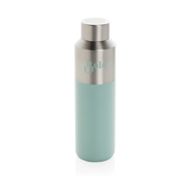 Fluid RCS certified recycled steel water bottle 600ml - XD Collection green 