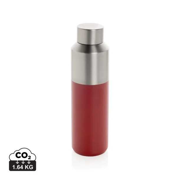 Fluid boca od RCS certificiranog recikliranog čelika, 600 ml - XD Collection red 