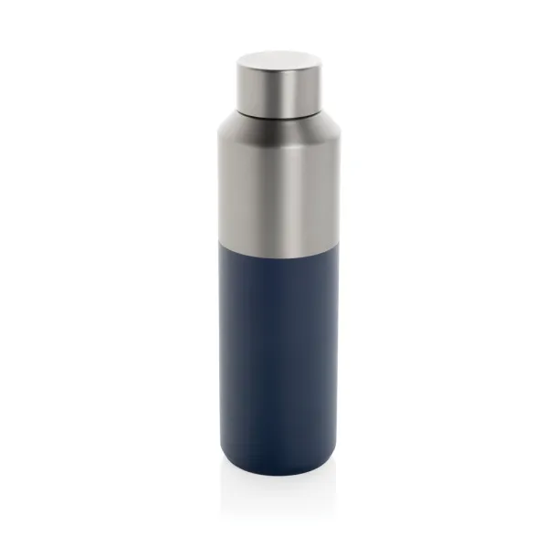 Fluid boca od RCS certificiranog recikliranog čelika, 600 ml - XD Collection Mornarsko plava 