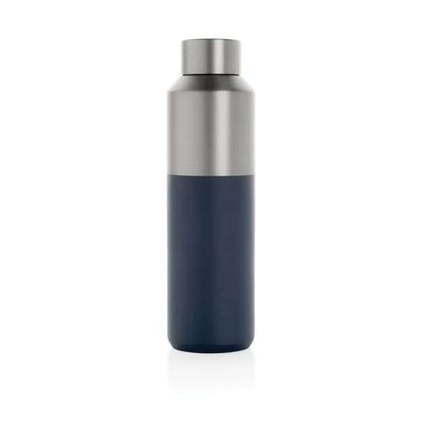 Fluid boca od RCS certificiranog recikliranog čelika, 600 ml - XD Collection Mornarsko plava 