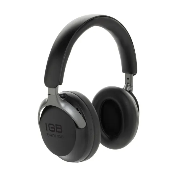 Soundpro ANC slušalice od RCS reciklirane plastike - XD Collection Crna 