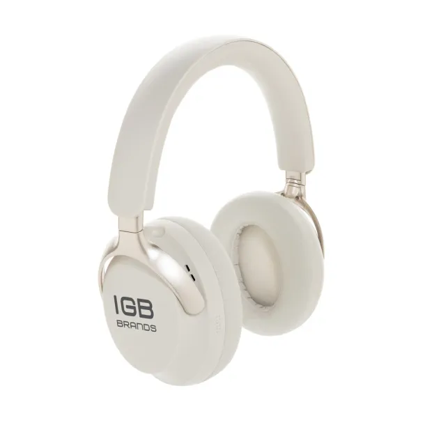 Soundpro ANC slušalice od RCS reciklirane plastike - XD Collection white 