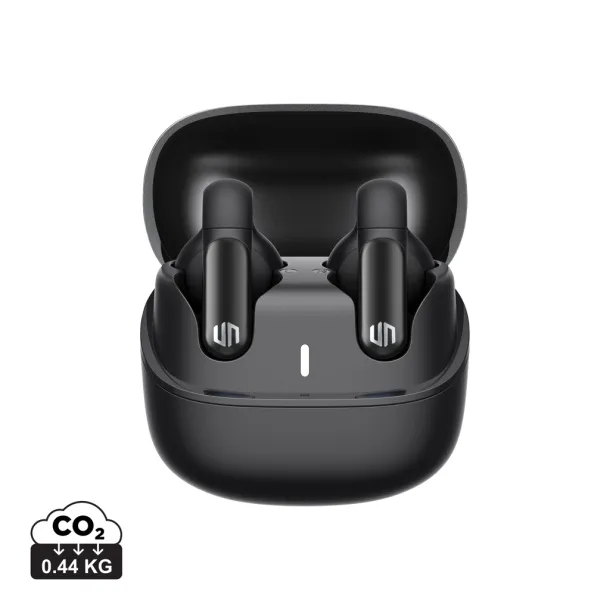 Urban Vitamin Long Beach ENC plastic wireless earbuds - Urban Vitamin Black 