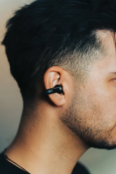 Urban Vitamin Long Beach ENC plastic wireless earbuds - Urban Vitamin Black 