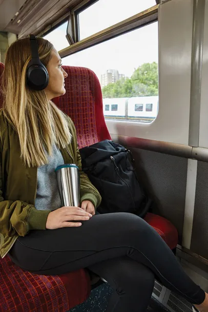 Black+Blum Insulated Travel Tumbler 600ml - Black + Blum turquoise 