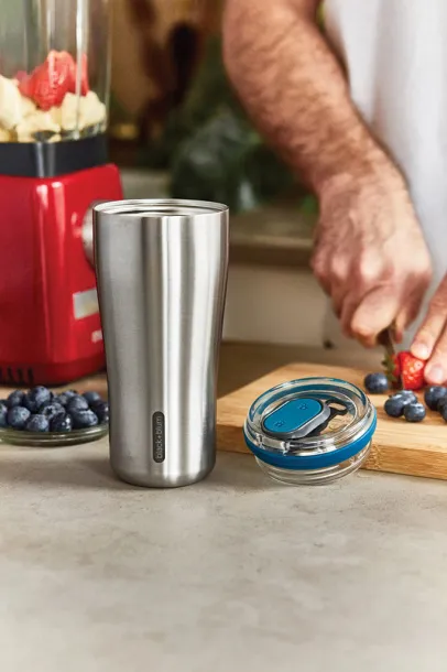 Black+Blum Insulated Travel Tumbler 600ml - Black + Blum turquoise 