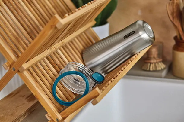 Black+Blum Insulated Travel Tumbler 600ml - Black + Blum turquoise 