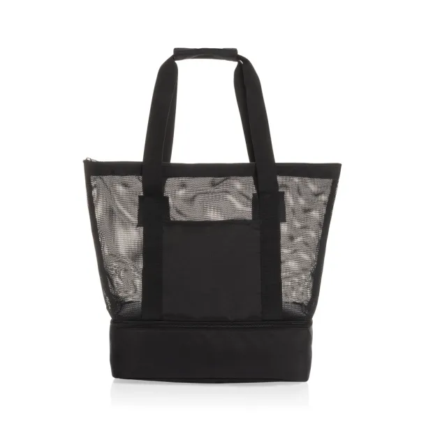Iqlo Aware™  RPET 2-in-1 cooler tote - XD Collection Black 