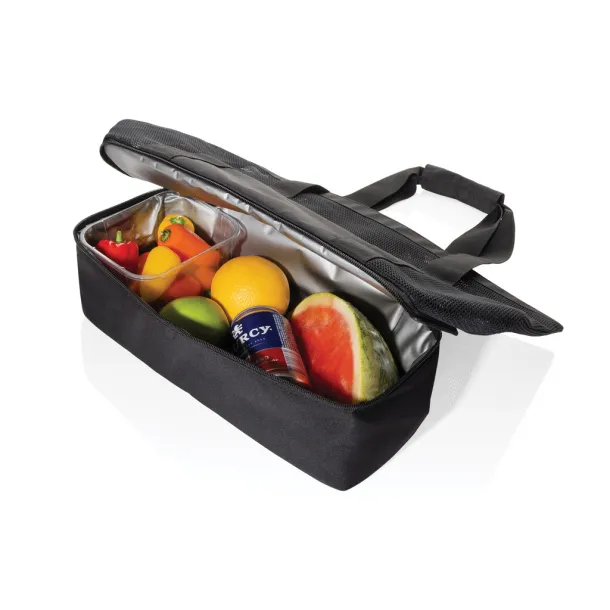 Iqlo Aware™  RPET 2-in-1 cooler tote - XD Collection Black 