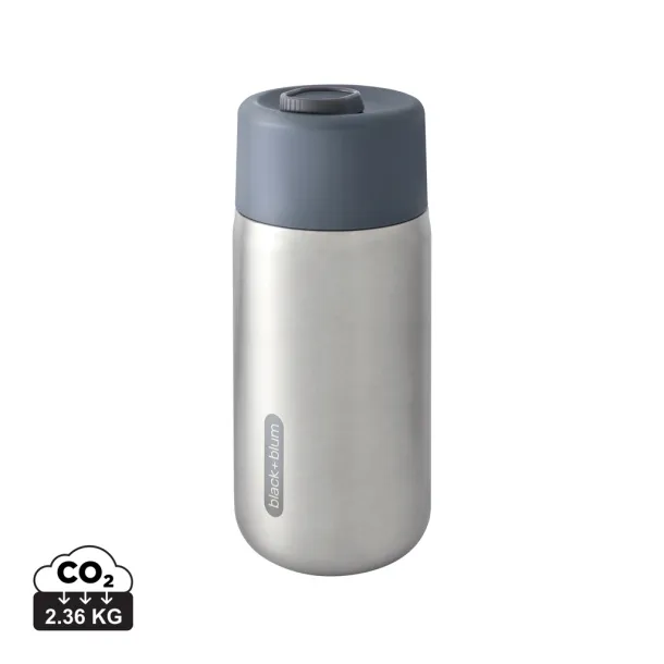 Black+Blum izolirana nepropusna putna šalica od nehrđajućeg čelika, 340 ml - Black + Blum Siva 