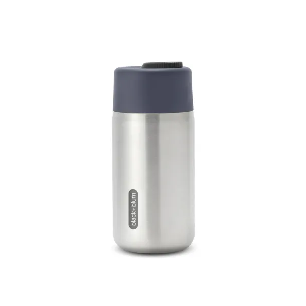 Black+Blum izolirana nepropusna putna šalica od nehrđajućeg čelika, 340 ml - Black + Blum Siva 