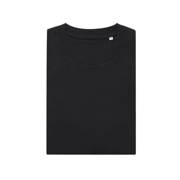  Iqoniq Bryce recycled cotton unisex t-shirt - iqoniq Black