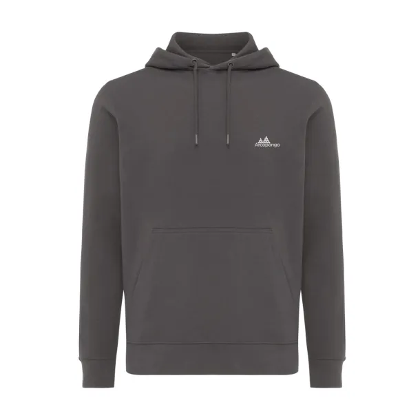  Iqoniq Rila unisex lagani hoodie od recikliranog pamuka, 280 g/m² - iqoniq anthracite