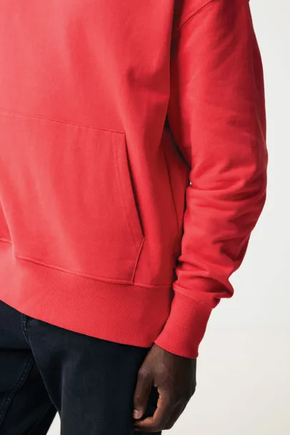  Iqoniq Yoho unisex hoodie od recikliranog pamuka, 340 g/m² - iqoniq luscious red