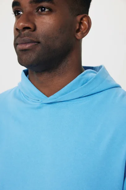  Iqoniq Yoho unisex hoodie od recikliranog pamuka, 340 g/m² - iqoniq tranquil blue