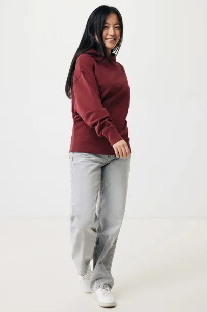  Iqoniq Yoho recycled cotton relaxed hoodie - iqoniq burgundy