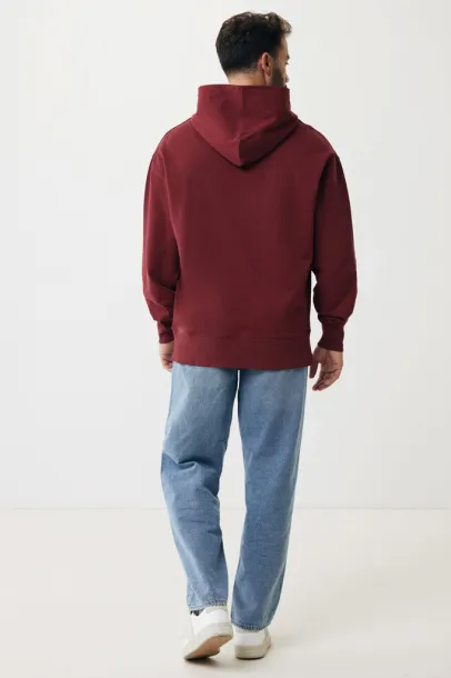  Iqoniq Yoho recycled cotton relaxed hoodie - iqoniq burgundy