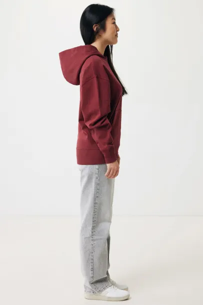  Iqoniq Yoho unisex hoodie od recikliranog pamuka, 340 g/m² - iqoniq burgundy