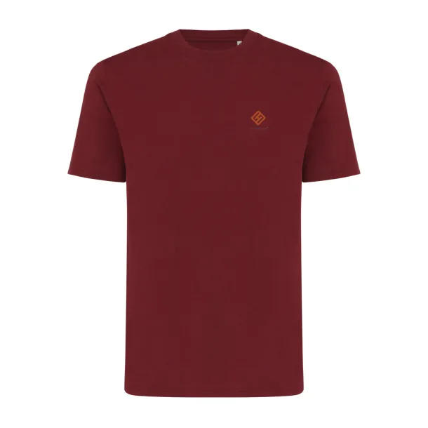  Iqoniq Sierra lightweight recycled cotton t-shirt  - iqoniq burgundy